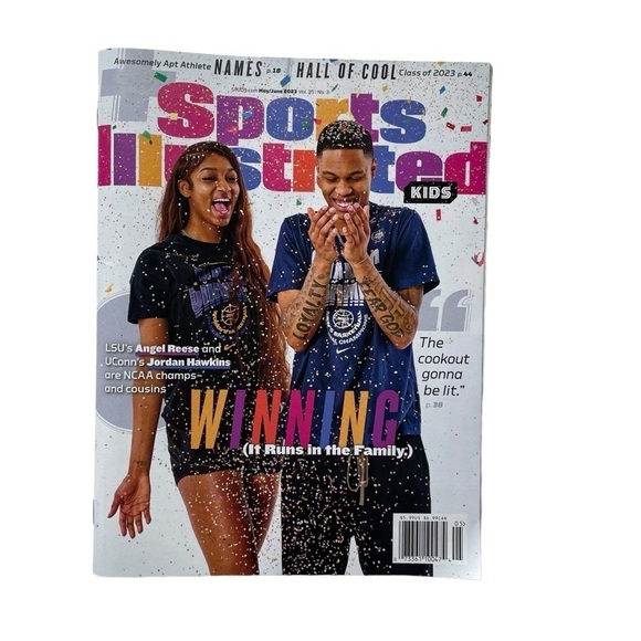 Angel Reese Rookie Card 2023 May June SI Sports Illustrated For Kids Magazine - Picture 1 of 8